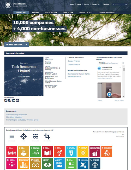 UN Global Compact CoP